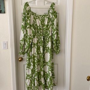 Ava & Viv Green flowered Dress